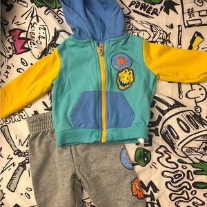 Converse Kids Matching Set - Blue, Yellow, Gray